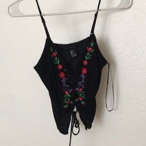 Cute Black Crop Top!